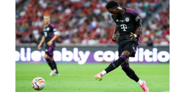 A grande qualidade do lateral-esquerdo do FC Bayern München, Alphonso Davies